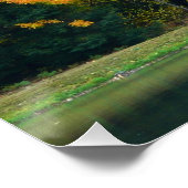 Poster Sept Sources Pont de la Cascade II Paysage d'autom (Coin)