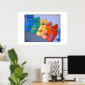 POSTER SEPT VISAGES DE LA VEILLE (Bureau à domicile)