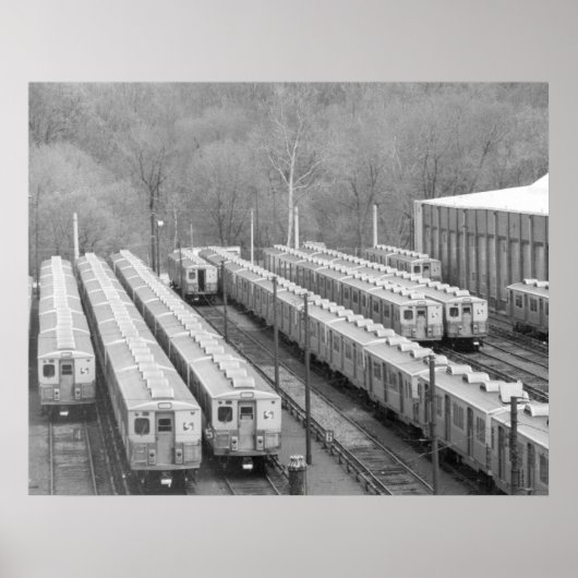 Poster Septa Transit M-3 Market Frankford Line Cars large (Devant)