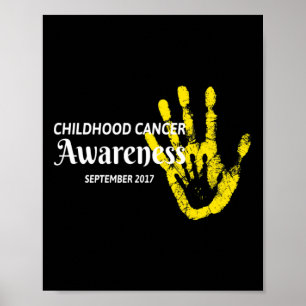Poster Septembre de sensibilisation au cancer de l'enfant