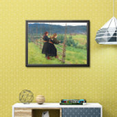 Poster Septembre Erik Werenskiold Art Norvège