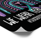 Poster Septembre Nous Portons Turquoise Purple Suicide Pr (Coin)