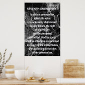 Poster Septième amendement (Cuisine)