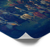 Poster Septième régiment en révision Washington Carré NY (Coin)