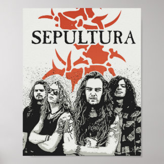 Poster Sepultura Band Vector Art