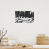 Poster Sequoia National Park Snow Scene in Village (Cuisine)