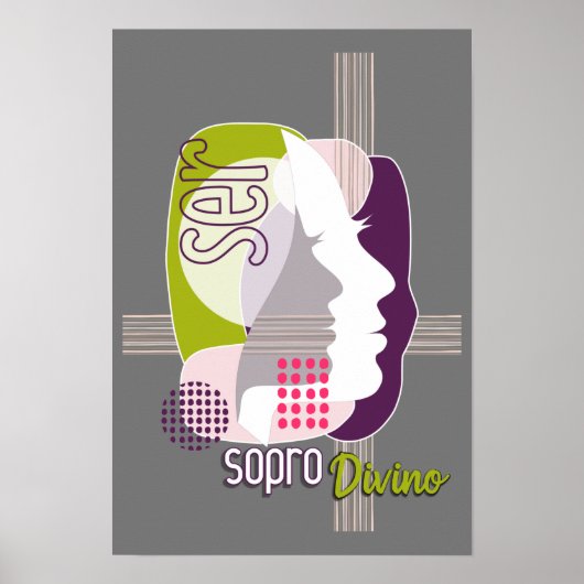 Poster SER - 04 Sopro Divino (Grey) (Voorkant)