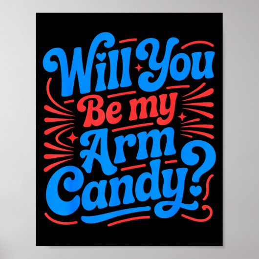 Poster Sera un accessoire de bras fiançailles fiancé coup (Devant)