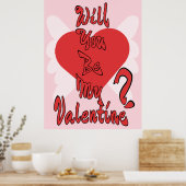 Poster Seras-tu mon Saint-Valentin ? (Cuisine)