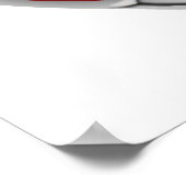 Poster Serbe soccer 2014 amoureux de la Coupe du monde de (Coin)