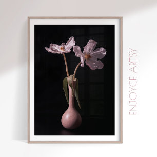 Poster Serbe tulipe sauvage morceau de vie mur d'art impr