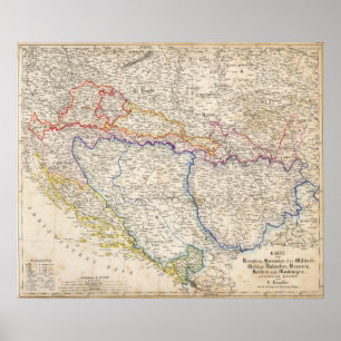 Poster Serbie, Bosnie