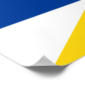 Poster serbie macédoine drapeau pays demi symbole (Coin)