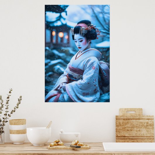 Poster Sérénade dans la neige (Cuisine)