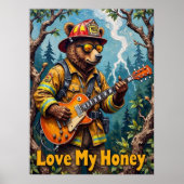 Poster Serenade de bois : Notes élevées de l'ours (Devant)