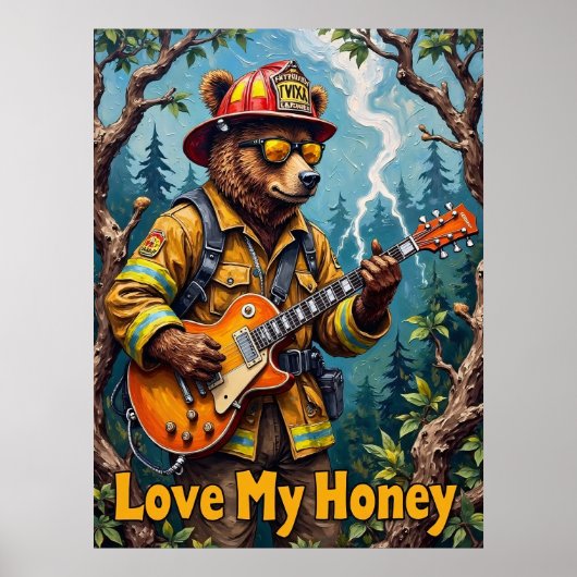 Poster Serenade de bois : Notes élevées de l'ours (Devant)