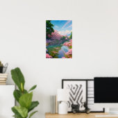 Poster Sérénade de cerisiers (Bureau à domicile)