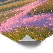 Poster Sérénade de coucher de soleil rayonnant (Coin)