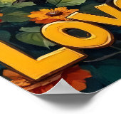 Poster Sérénade de nid de miel : Douceur de l'ours (Coin)