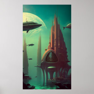 Poster Serenade Earthrise - (42x24po Extra Long)