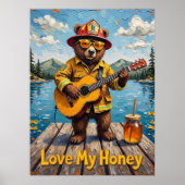 Poster Sérénade sucrée de l'ours (Devant)