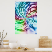 Poster Serendipité | Multicolor Fractal Art (Cuisine)