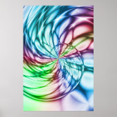 Poster Serendipité | Multicolor Fractal Art (Devant)