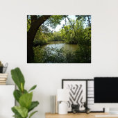 Poster serène (Bureau à domicile)