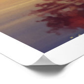 Poster Serene Autumn Lake Wall Art - Nature Inspiré (Coin)