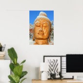 Poster Serene Buddha face (Bureau à domicile)