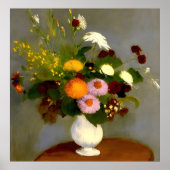 Poster Serene Floral Still Life Imprimer (Devant)