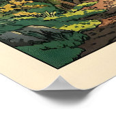 Poster Serene Forest Path Wall Art Winding Trail, Tall (Coin)