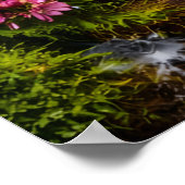 Poster Serene Forest Stream Tranquil Nature Water Art (Coin)