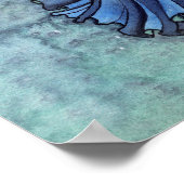 Poster Serene Garden Fairy Imaginaire Aquarelle Art (Coin)