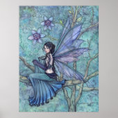 Poster Serene Garden Fairy Imaginaire Aquarelle Art (Devant)