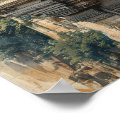 Poster Serene Hanging Garden Sketch (Coin)