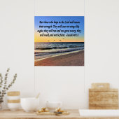 POSTER SERENE ISAIAH 40:31 CONCEPTION DE SCRIPTURE (Cuisine)