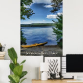 Poster Serene Kayak sur le lac Newfound (Bureau à domicile)
