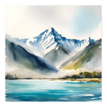 Serene Mountain Lake 