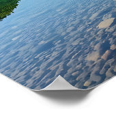 Poster Serene Mountain Lake Reflection (Coin)