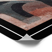 Poster Serene Oasis : Jardin Glacière sec par Paul Klee (Coin)