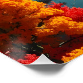 Poster Serene River Shore Reflection Nature Art (Coin)