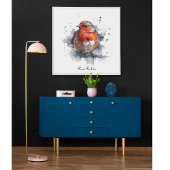Poster Serene Robin, personnalisée