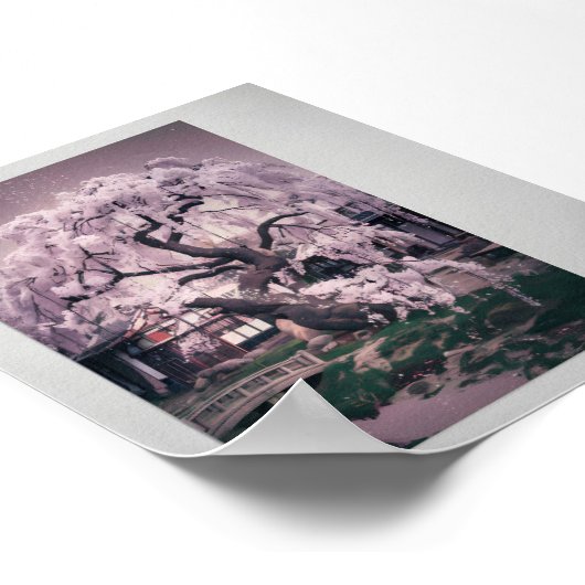 Poster Serene Sakura Tree (Coin)