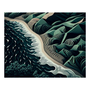 Poster Serene Shores