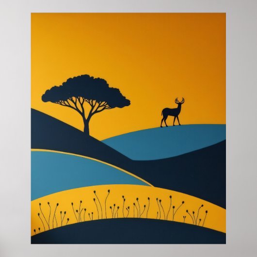 Poster Serene Silhouettes (Devant)