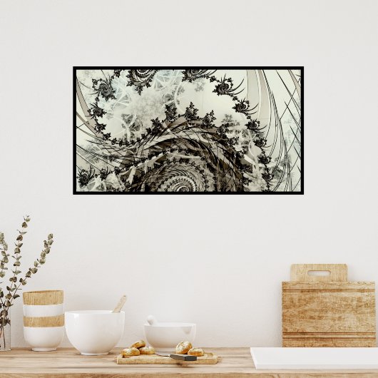 Poster Serene Spiral (Cuisine)