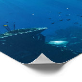 Poster Serene Sunlit Coral Reef (Coin)