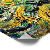 Poster Serene Van Gogh Cypress - Une escapade inte (Coin)