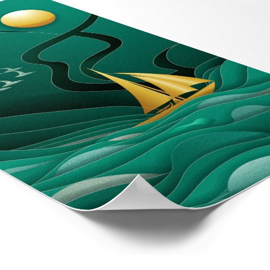 Poster Serene Voyage (Coin)